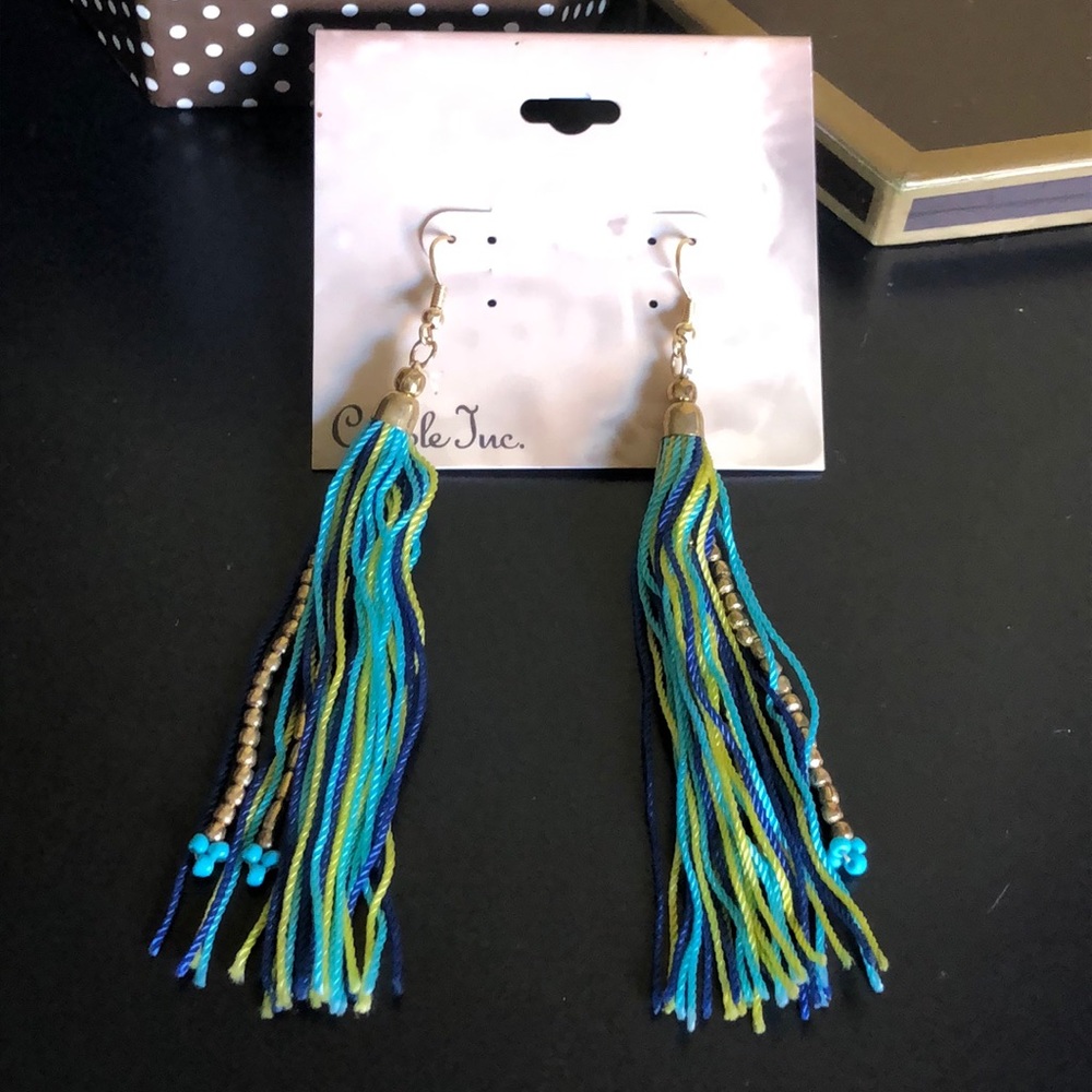 Colorful Long Tassel Earrings